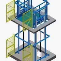 四川德陽綿陽液壓導軌貨梯升降機電梯
